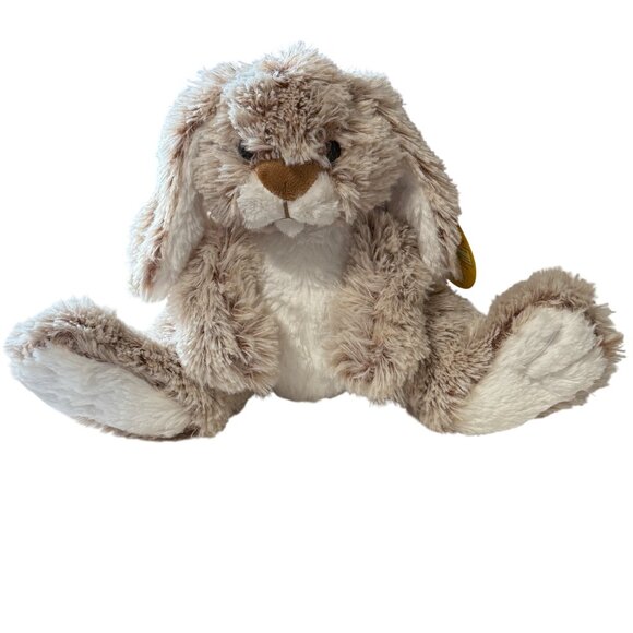 Melissa & Doug #7674 lopped eared Burrow Bunny tan white 10” plush animal toy-B - Picture 2 of 9